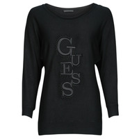 Vêtements Femme Pulls Guess AMELIE BAT SLEEVE Noir