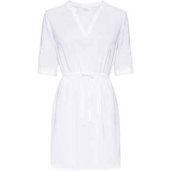 Vêtements Femme Robes Lascana Robe estivale manches mi-longues Powder Blanc