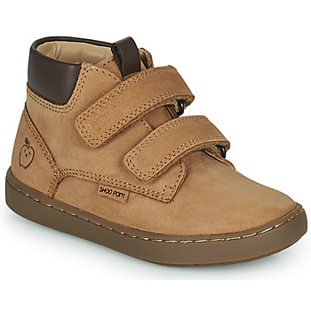 Chaussures Garçon Baskets montantes Shoo Pom PLAY DESERT SCRATCH Camel