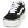 Chaussures Fille Baskets basses Vans OLD SKOOL PLATFORM Noir / Blanc