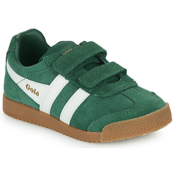 Chaussures Enfant Baskets basses Gola HARRIER VELCRO Vert / Blanc