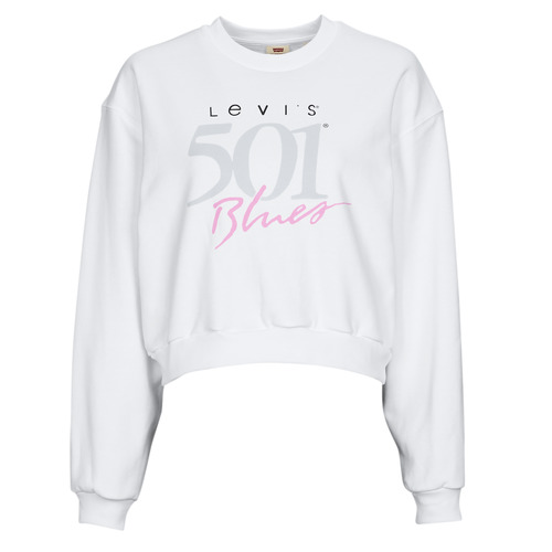 Vêtements Femme Sweats Levi's GRAPHIC VINTAGE CREW BRIGHT WHITE