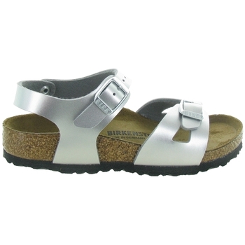 Chaussures Fille Sandales et Nu-pieds Birkenstock RIO ELECTRIC METALLIC Gris