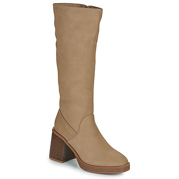 Chaussures Femme Bottes ville Moony Mood VAMOS Beige