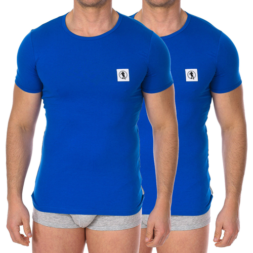 Vêtements Homme T-shirts manches courtes Bikkembergs BKK1UTS07BI-BLUE Bleu