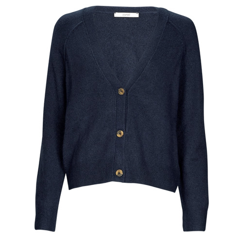 Vêtements Femme Gilets / Cardigans Esprit BUTTONED CARDIG NAVY