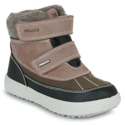 Chaussures Fille Bottes de neige Primigi BARTH 19 GTX Vieux rose / Marron