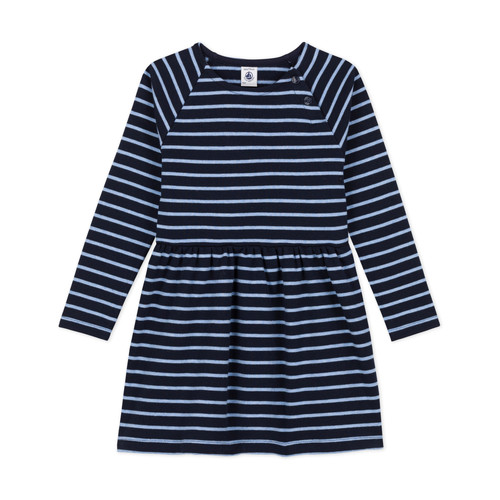 Vêtements Fille Robes courtes Petit Bateau CAJOLINE Marine