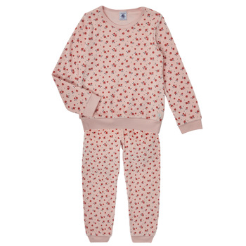 Vêtements Fille Pyjamas / Chemises de nuit Petit Bateau CAGEOT Rose / Rouge