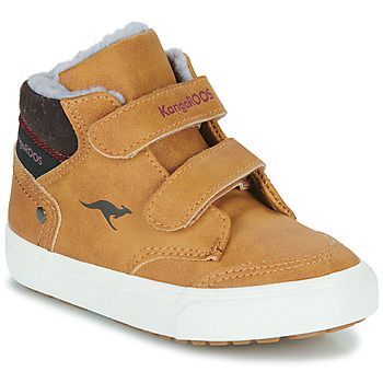 Chaussures Garçon Baskets montantes Kangaroos KAVU PRIMO Cognac