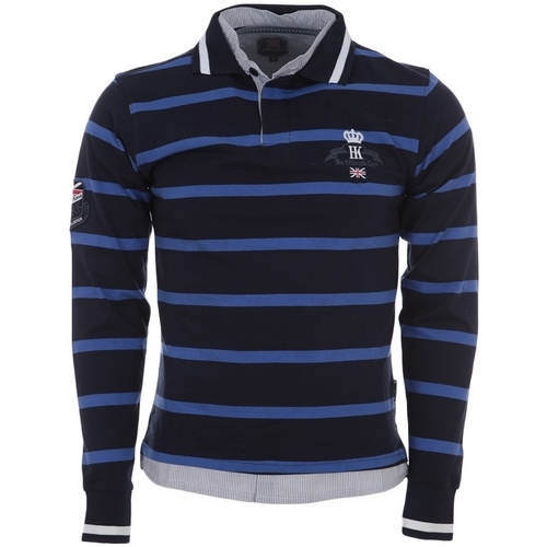 Vêtements Garçon Polos manches longues Harry Kayn Polo manches longues garçon ECALAORI Marine