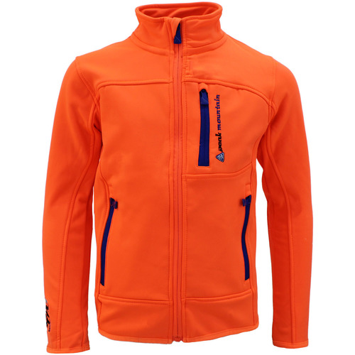 Vêtements Garçon Polaires Peak Mountain Blouson polarshell garçon ECANTON Orange