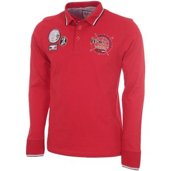 Vêtements Garçon Polos manches longues Vent Du Cap Polo manches longues garçon ECAPLANO Rouge