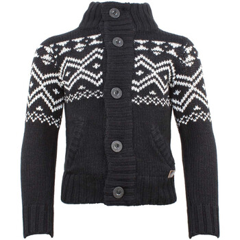 Vêtements Garçon Gilets / Cardigans Srk Gilet garçon ECARD Noir