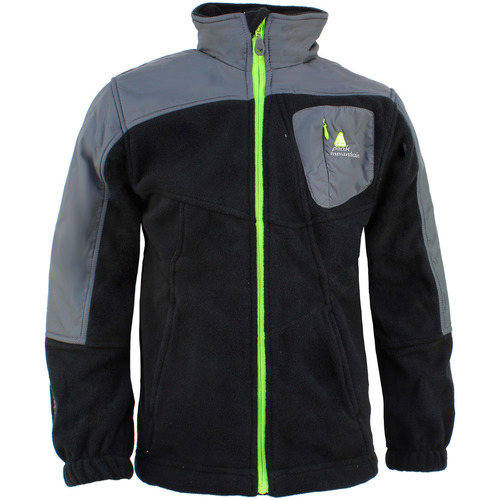 Vêtements Garçon Polaires Peak Mountain Blouson polaire garçon ECELIK Noir