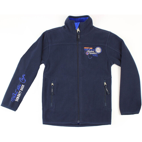 Vêtements Garçon Polaires Vent Du Cap Blouson polaire garçon ECOPA Marine