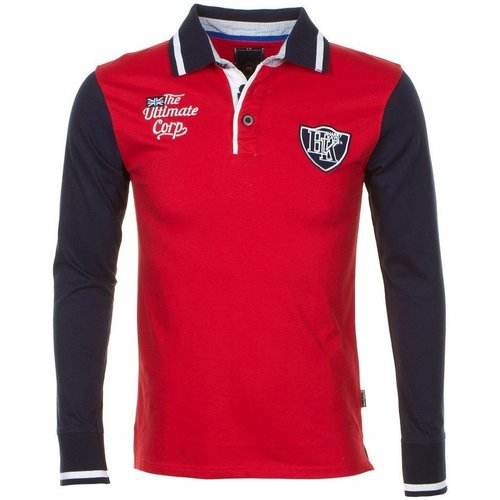 Vêtements Garçon Polos manches longues Harry Kayn Polo manches longues garçon ECREOR Rouge