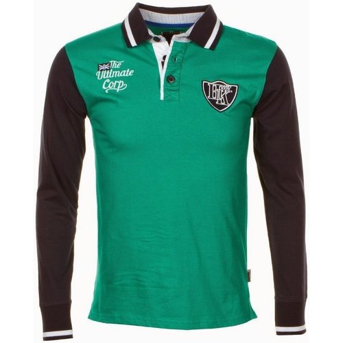 Vêtements Garçon Polos manches longues Harry Kayn Polo manches longues garçon ECREOR Vert