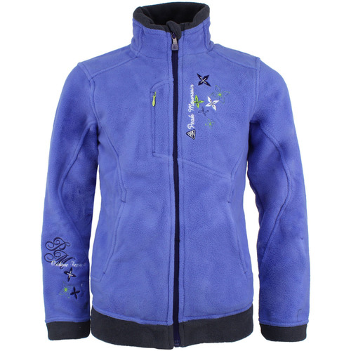 Vêtements Fille Polaires Peak Mountain Blouson polaire fille FARIL Bleu