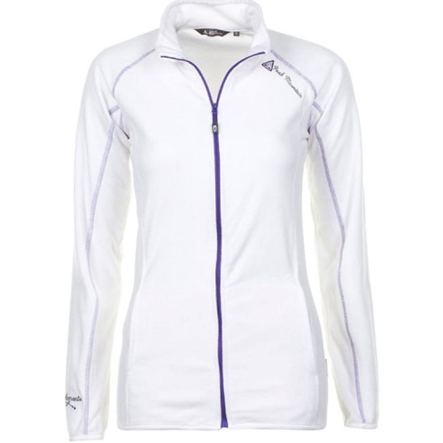 Vêtements Fille Polaires Peak Mountain Sweat polaire fille GAFONE Blanc