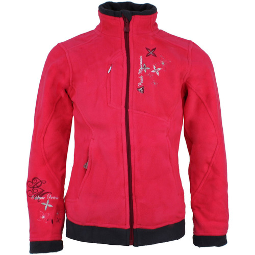 Vêtements Fille Polaires Peak Mountain Blouson polaire fille GARIL Rose