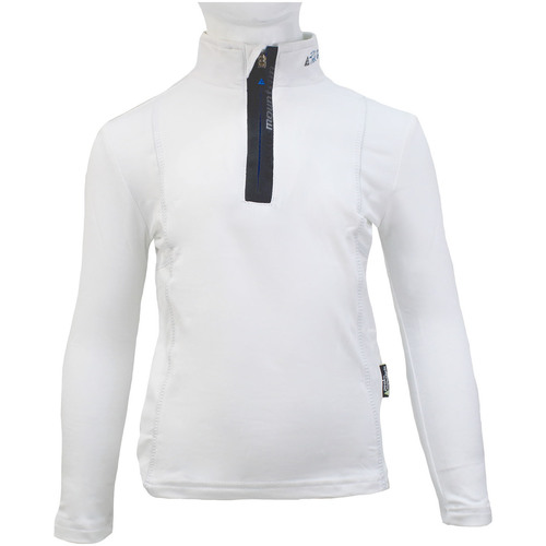 Vêtements Garçon T-shirts manches longues Peak Mountain Top technique garçon ECANJE Blanc