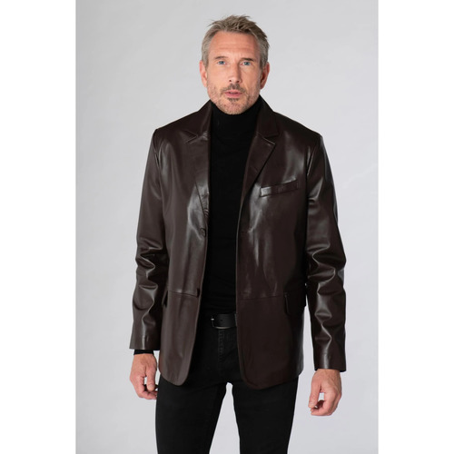 Vêtements Homme Vestes en cuir / synthétiques Cityzen BLAZER MARRON Marron