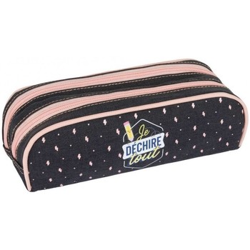 Sacs Enfant Cartables A Découvrir ! Trousse Mr Wonderful - Noir motif Je Déchire Tout (2S) Multicolore