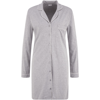 Vêtements Femme Pyjamas / Chemises de nuit Lascana Chemise de nuit manches longues Classic Gris