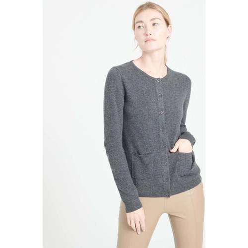 Vêtements Femme Gilets / Cardigans Studio Cashmere8 LILLI 4 Gris