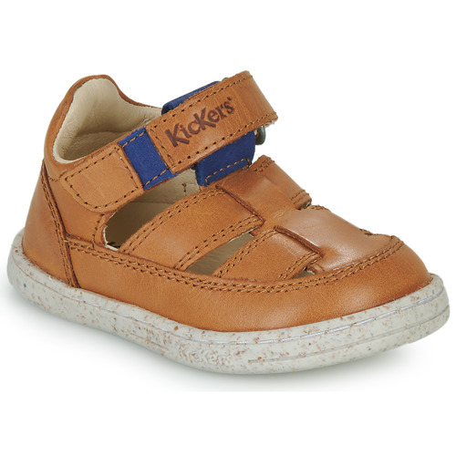 Chaussures Garçon Sandales et Nu-pieds Kickers TRACTUS Marron