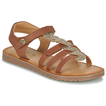 Chaussures Fille Sandales et Nu-pieds Kickers BRAHMIA Camel