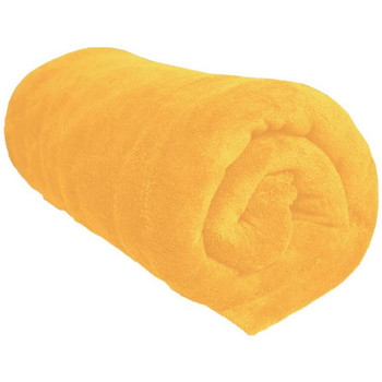 Maison & Déco Plaids / jetés Soleil D'Ocre Microfibre Jaune