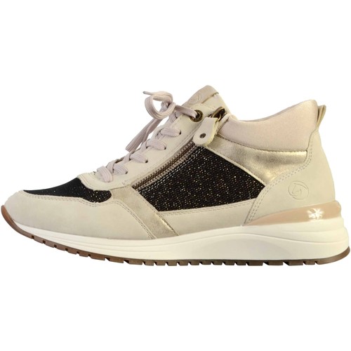 Chaussures Femme Baskets basses Remonte Basket à Lacets Morella Beige