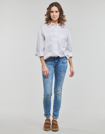 Vêtements Femme Jeans slim Freeman T.Porter ALEXA SLIM SDM Bleu