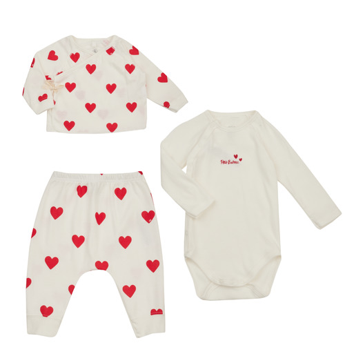 Vêtements Enfant Ensembles enfant Petit Bateau FALLA Blanc / Rouge