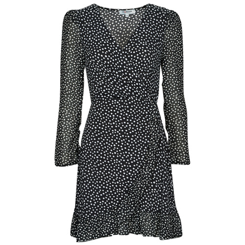 Vêtements Femme Robes courtes Morgan RLOIS Noir / Blanc