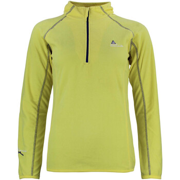 Vêtements Femme Polaires Peak Mountain Sweat polaire 1/2 zip femme AFINE Jaune