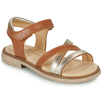 Chaussures Fille Sandales et Nu-pieds Aster TESSIA Cognac