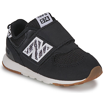 Chaussures Fille Baskets basses New Balance 574 Noir / Zèbre