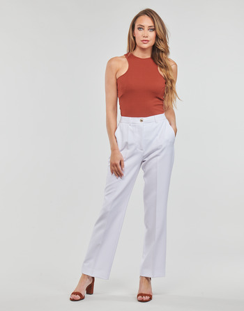 Vêtements Femme Pantalons 5 poches Guess ZOE PANT Blanc