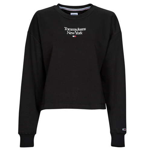 Vêtements Femme Sweats Tommy Jeans TJW BXY ESSENTIAL LOGO 1 CREW Noir