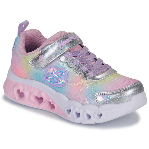 Chaussures Fille Baskets basses Skechers FLUTTER HEART LIGHTS Multicolore