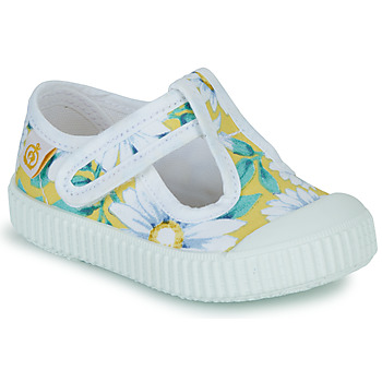 Chaussures Fille Ballerines / babies Citrouille et Compagnie ALUNA Fleurs jaune