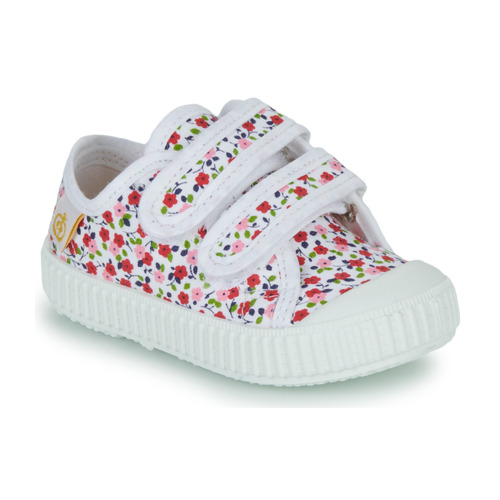 Chaussures Fille Baskets basses Citrouille et Compagnie MINOT Rouge / Multicolore / Fleurs