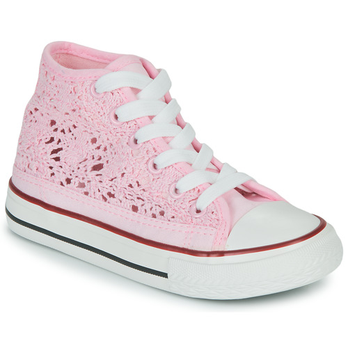 Chaussures Fille Baskets montantes Citrouille et Compagnie HELANI Rose