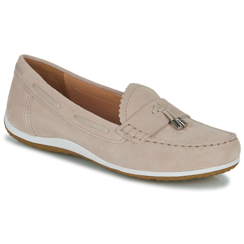 Chaussures Femme Mocassins Geox D VEGA MOC Beige