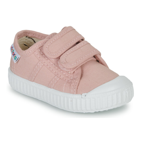 Chaussures Fille Baskets basses Victoria BASKET TIRAS LONA Rose