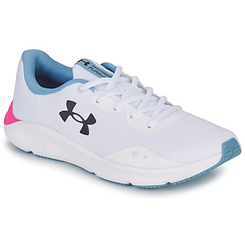 Chaussures Femme Fitness / Training Under Armour UA W CHARGED PURSUIT 3 TECH Blanc / Bleu / Rose