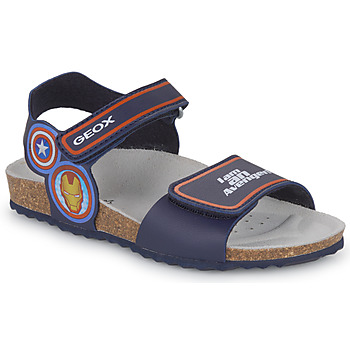 Chaussures Garçon Sandales et Nu-pieds Geox J GHITA BOY B Marine